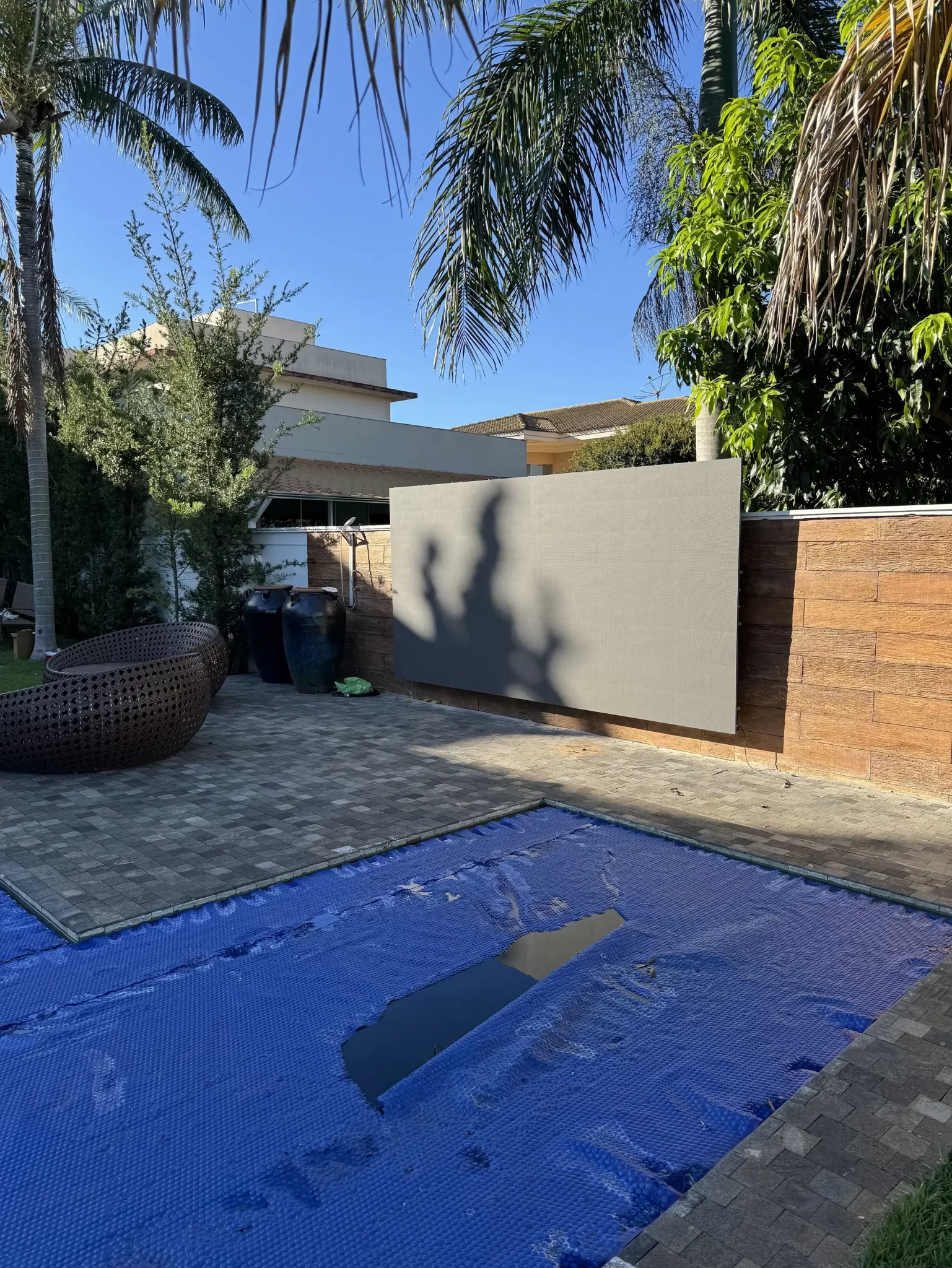 Painel de LED para piscina - melhor painel de led outdoor