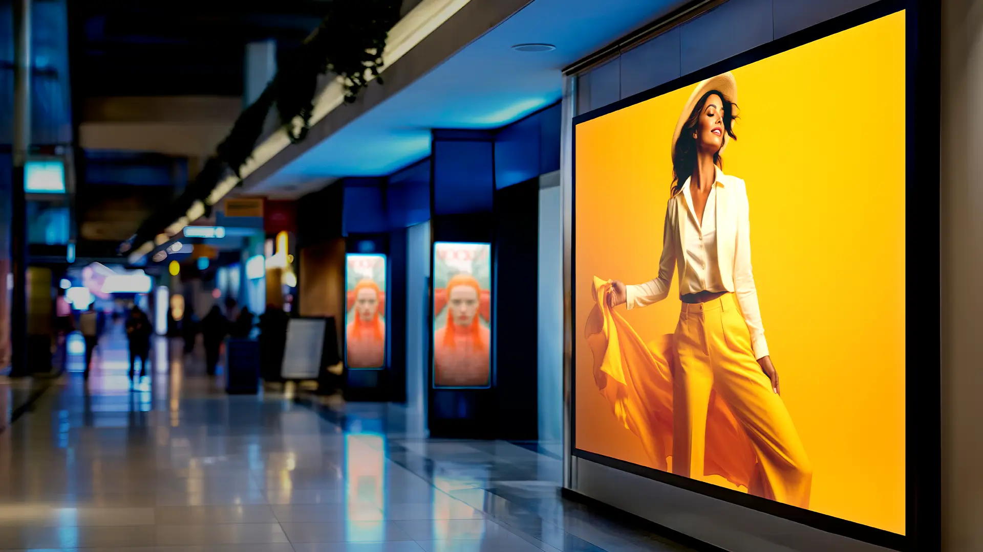 Painel de LED para shopping - painéis de LED no varejo